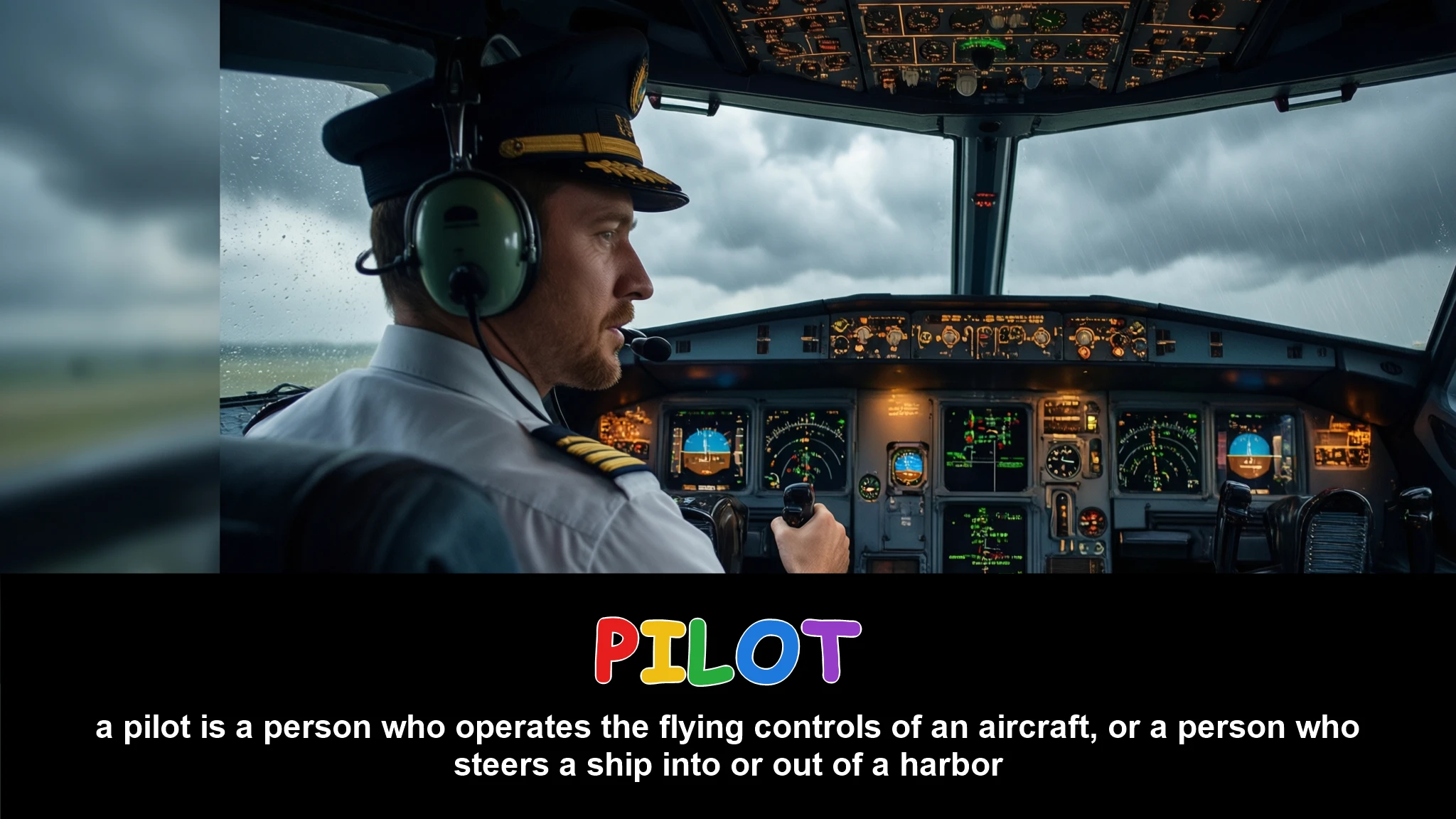 English Illustration for pilot